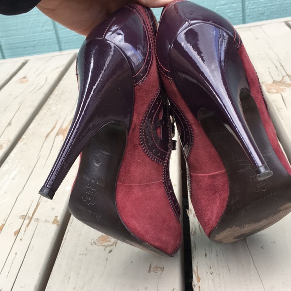 Red purple Mary Jane Pour La Victoire 8.5 - Picture 12 of 14